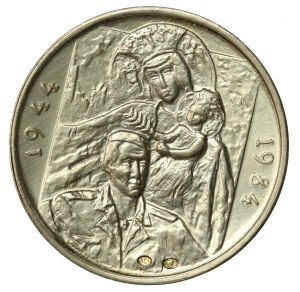 PRL, Ars Christiana 1984 Warsaw Uprising Medal - silver (129)