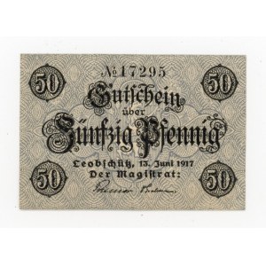 Głubczyce/Leobschütz, 50 fenigów 1917 (1036)