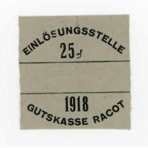 Racot, 25 fenigów 1918 (1047)