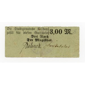 Krobia/Kröben, 3 marks (1914) (1048)