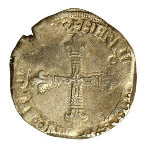 Henryk III Walezy, 1/4 ecu 1585, Nantes (679)