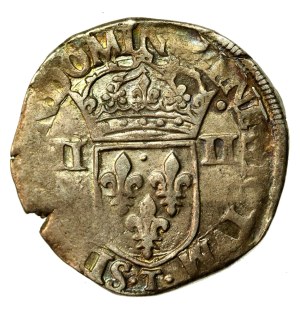 Henry III of Valois, 1/4 ecu 1585, Nantes (679)