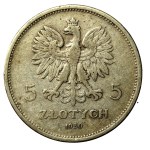 II RP, 5 złotych 1930 Nike. Rzadki rocznik (832)
