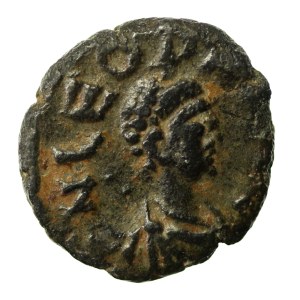 Konstantynopol, Leo I (457-474 n.e.), AE 4 nummus, Brąz (139)