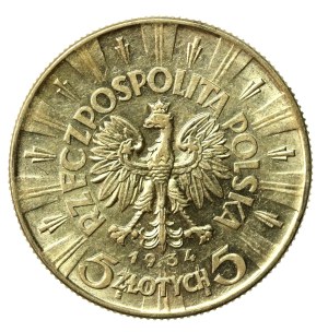 Second Republic, 5 gold 1934 Pilsudski (901)