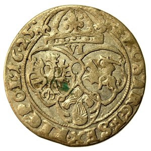 Zygmunt III Waza, Szóstak 1625, Kraków - Półkozic, REX-POLO - rzadki (908)