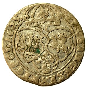 Sigismund III Vasa, Sixpence 1625, Cracow - Half-Cozic, REX-POLO - rare (908)