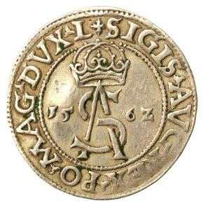 Zygmunt II August, Trojak 1562, Wilno - duża Pogoń (909)