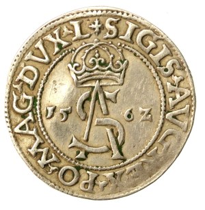 Sigismund II Augustus, Troy 1562, Vilnius - large Pogon (909)