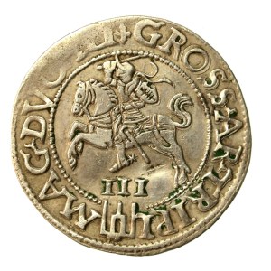 Zygmunt II August, Trojak 1562, Wilno - duża Pogoń (909)