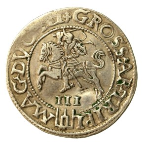 Sigismund II Augustus, Troy 1562, Vilnius - large Pogon (909)