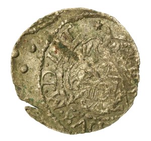 Zygmunt III Waza, Szeląg 1618, Wilno - odwrócony monogram. Bardzo rzadki (912)