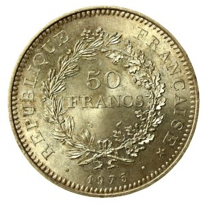 Francja, V Republika, 50 franków 1975 (147)