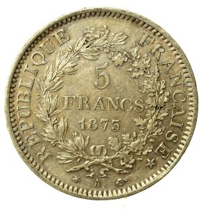 France, Third Republic, 5 francs 1873, Paris (155)