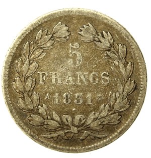 France, Louis Philippe I, 5 francs 1831, Paris (160)