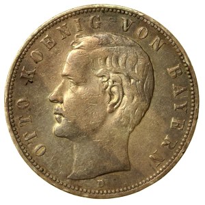 Niemcy, Bawaria, Otto I, 5 marek 1908 (164)