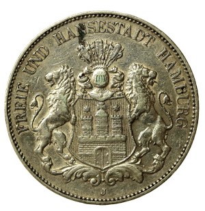 Germany, Hamburg, 5 marks 1903 (167)