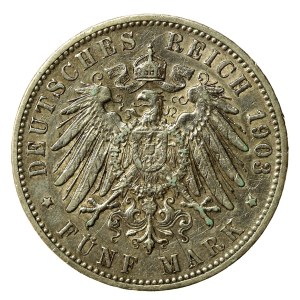 Niemcy, Hamburg, 5 marek 1903 (167)
