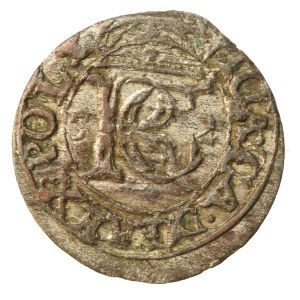 Jan II Kazimierz, Szeląg 1652 Wilno, data po bokach monogramu (925)