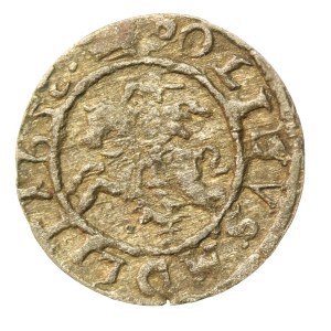 Jan II Kazimierz, Szeląg 1653, Wilno. Odwrócona cyfra 3 (928)