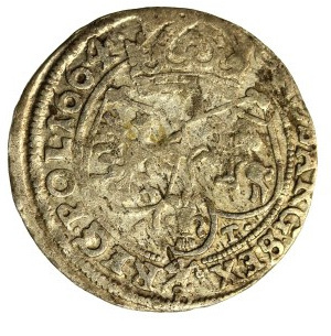 John II Casimir, Sixteen 1664 AT, Cracow (962)
