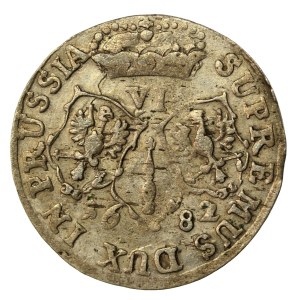 Prusy Książęce, Szóstak, 1682 HS, Królewiec (969)