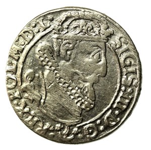 Zygmunt III Waza, Sixpence 1625, Krakow - Sas, ∙16Z5 (972)