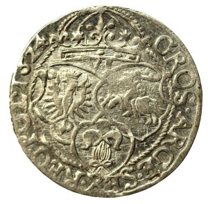 Zygmunt III Waza, Sixpence 1625, Krakow - Sas, ∙16Z5 (972)