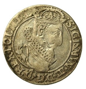 Zygmunt III Waza, Sixpence 1623, Krakow - SIGISMUN (976)