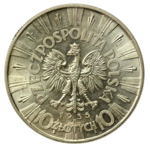 Second Republic, 10 gold 1935 Pilsudski (984)