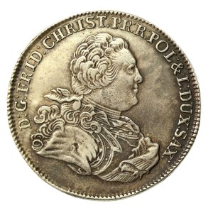Polska/Saksonia, Fryderyk Krystian, Talar 1763 IFôF, S, Lipsk (985)