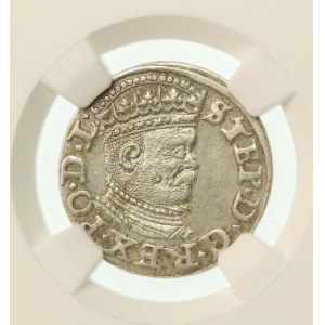 Stefan Batory, trojak 1586, Ryga. Mała głowa (991)