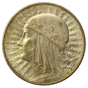 II RP, 10 złotych 1933, Głowa Kobiety (776)