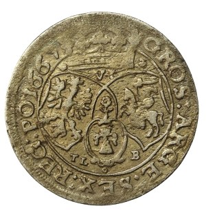 John II Casimir, Szóstak 1667 TLB, Bydgoszcz (777)