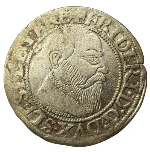 Silesia, Ks. Legnicko-Brzesko-Wołowskie, Frederick II Legnicki, penny 1543, Brzeg (782)
