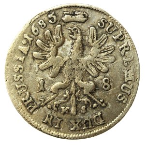 Niemcy, Brandenburgia-Prusy, Fryderyk Wilhelm, ort 1685 HS, Królewiec (786)