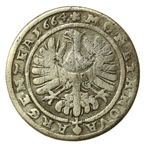 Śląsk, Księstwo Legnicko-Brzesko-Wołowskie, Krystian Wołowski, 15 Krajcarów Brzeg 1664 (790)