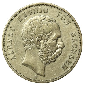 Niemcy, Saksonia, Albert Koenig Von Sachsen, 5 marek 1893 (793)
