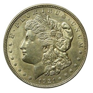 USA, 1 dolar 1921, Morgan, Filadelfia (797)