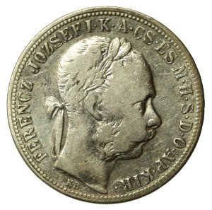 Hungary, Franz Joseph I, 1 forint 1890 (799)