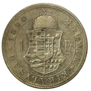 Węgry, Franciszek Józef I, 1 forint 1890 (799)
