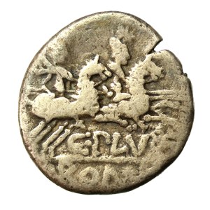 Republika Rzymska, C. Plutius (121 p.n.e.), Denar (1204)