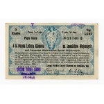 4th Class Lottery for War Invalids, Chrzanow 1919 (1116)