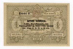 5th RGO Classic Lottery, Lodz 1919 (1117)