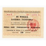 Third Great Fantastic Lottery for the reconstruction of the Cathedral, Warsaw 1950 (1118)