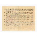 Third Great Fantastic Lottery for the reconstruction of the Cathedral, Warsaw 1950 (1118)