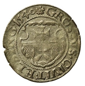 Sigismund I the Old, 1540 penny, Elblag (835)