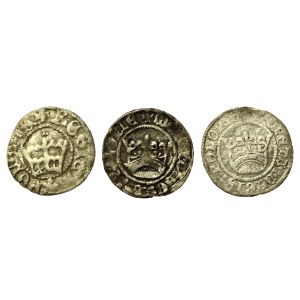 Jan Olbracht i inni. Zestaw półgrosze. Razem 3 sztuki (846)