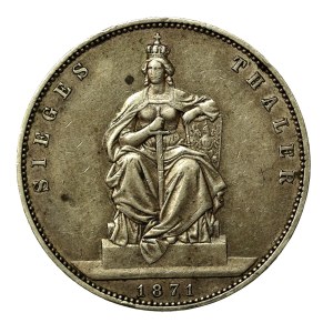 Niemcy, Prusy, 1 talar 1871, Zwycięstwo w wojnie Francusko-Prusko (861)