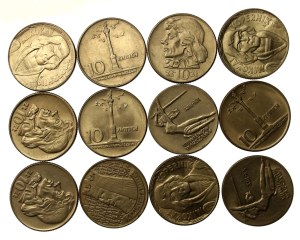 People's Republic of Poland, set of 10 gold 1959-1966. total of 12 pcs. (802)